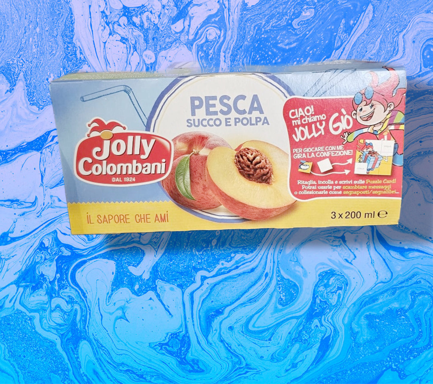 Jolly Colombani Pfirsich – 3 × 200 ml
