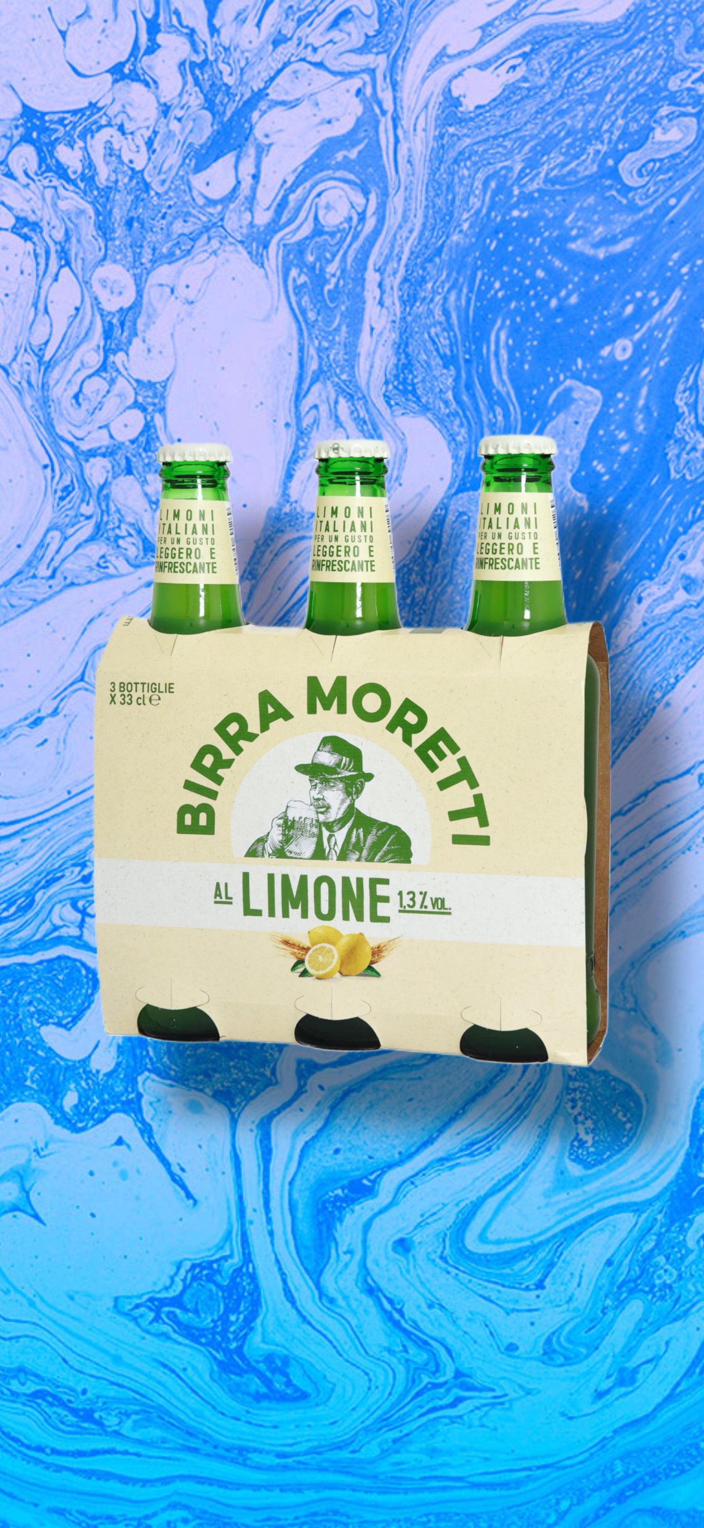Birra Moretti Al Limone – 3x330 ml Flasche