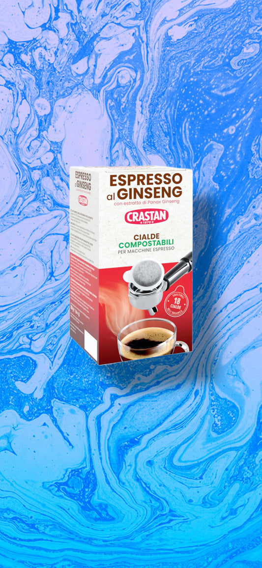 Crastan Espresso al Ginseng – 18 kompostierbare Pads