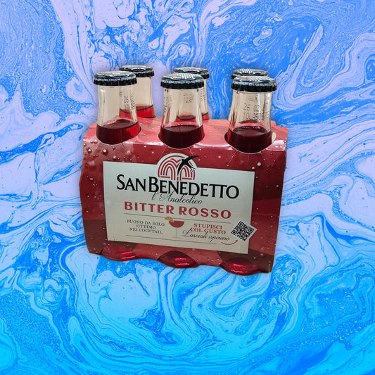 San Benedetto Bitter Rosso Flaschen  6×98 ml