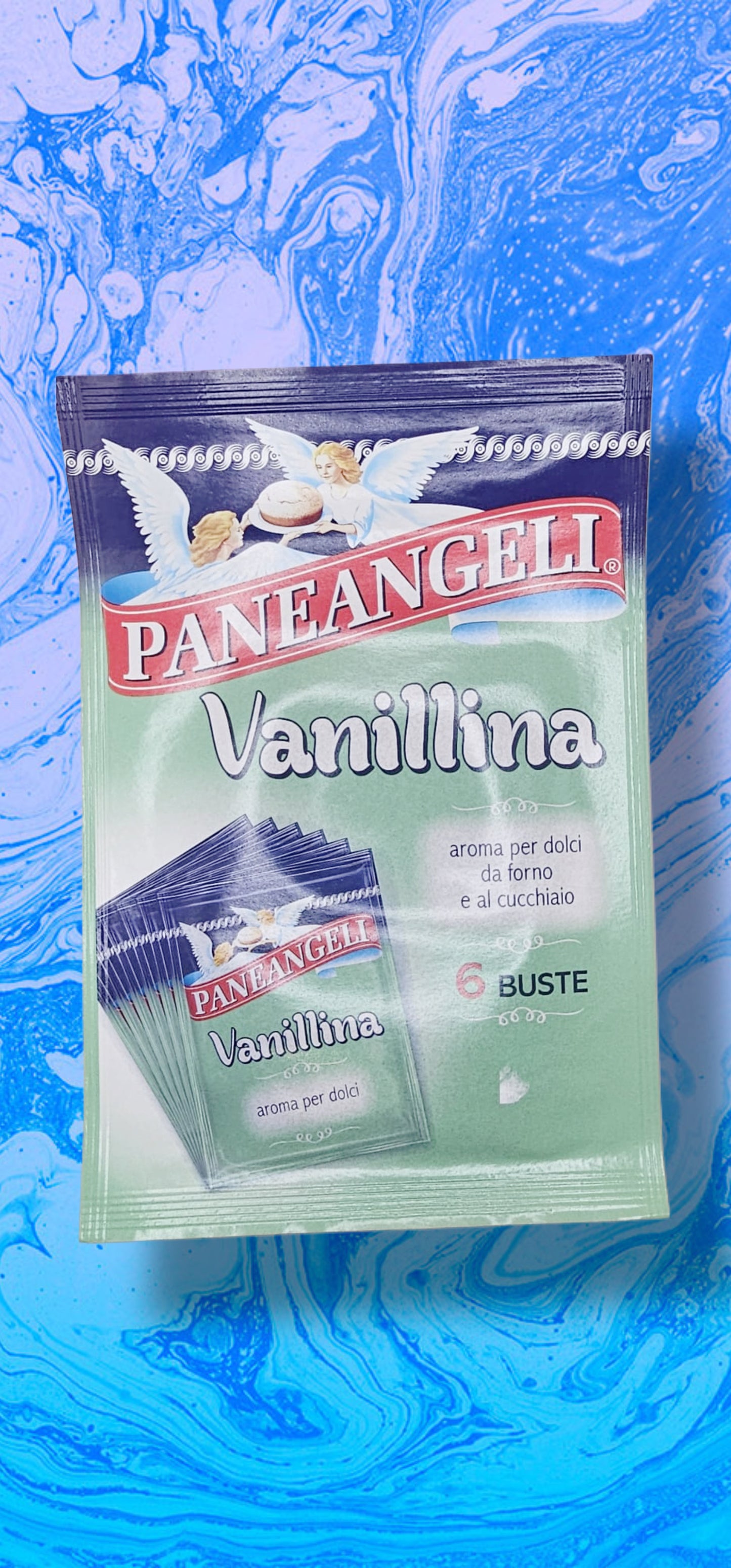 Paneangeli Vanillina – 6 Buste (6 × 0,5 g = 3 g)