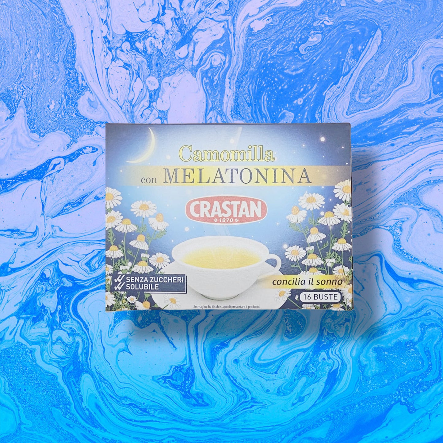 Crastan Camomilla con Melatonina – 16 Buste